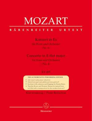 Mozart, WA: Concerto for Horn No.4 in E-flat (K.495) (Urtext)