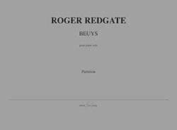 Redgate, Roger: Beuys (piano)