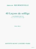 Bournonville: 40 Lessons 2 clefs Vol.1