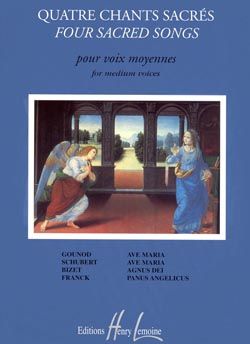 Bonnardot, Jacqueline: 4 Chants sacres (medium voice)