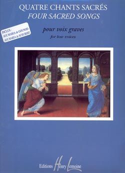 Bonnardot, Jacqueline: 4 Chants sacres (low voice)