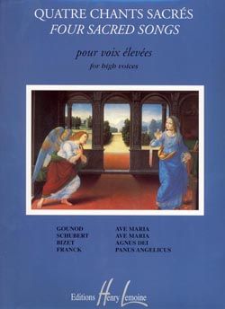 Bonnardot, Jacqueline: 4 Chants sacres (high voice)