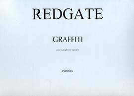 Redgate, Roger: Graffiti (soprano saxophone)