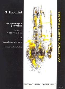 Paganini, Niccolo: 24 Caprices Vol.1 (saxophone)