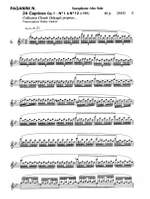 Paganini, Niccolo: 24 Caprices Vol.1 (saxophone) Product Image