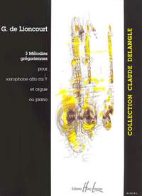 Lioncourt, Guy de: 3 Melodies gregoriennes (sax and piano)
