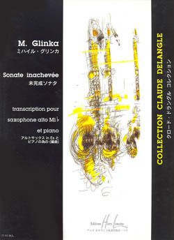 Glinka, Mikhail-Ivanovitch: Sonate inachevee (saxophone and piano)