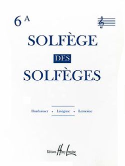 Lavignac, Albert: Solfege des Solfeges Vol.6A acc.