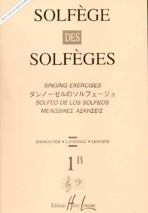 Lavignac, Albert: Solfege des Solfeges Vol.1B