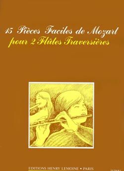 Mozart, Wolfgang Amadeus: 15 Pieces faciles (flute duet)