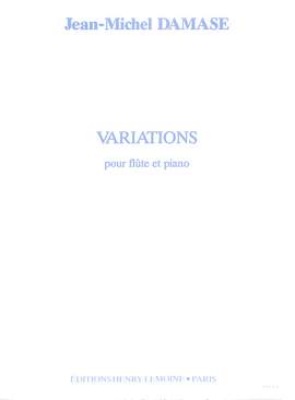 Damase, Jean-Michel: Variations (flute and piano)