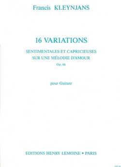 Kleynjans, Francis: Variations sentimentales et capricieuses