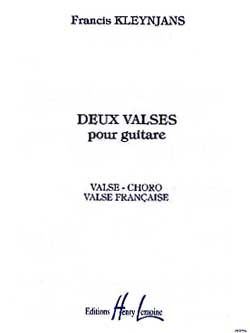 Kleynjans, Francis: 2 Valses (guitar)