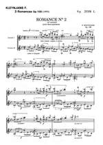 Kleynjans, Francis: 3 Romances (guitar duet) Product Image