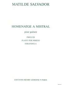 Salvador, Matilde: Homenatge a Mistral (guitar)
