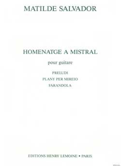 Salvador, Matilde: Homenatge a Mistral (guitar)