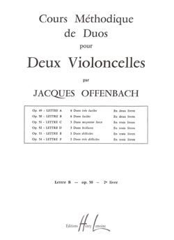 Offenbach, Jacques: Cours methodique de duos Op.50 Vol.2