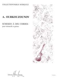 Ourkouzounov, Atanas: Scherzo a 10 cordes (cello and guitar)