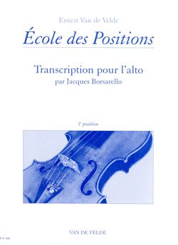 Van De Velde: Ecole des positions 3eme (viola)