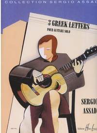 Assad, Sergio: 3 Greek letters (guitar)