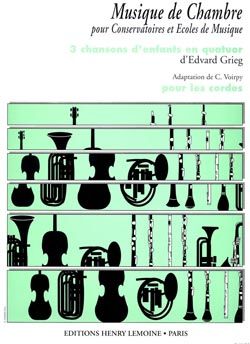 Grieg, Edvard: Chansons d'enfants (string quartet)