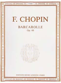 Chopin, Frederick: Barcarolle Op.60 (piano)