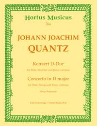 Quantz, J: Concerto for Flute in D (Pour Potsdam)