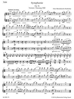 Mendelssohn, F: Symphony No.3 in A minor, Op.56 (Scottish) (Urtext)