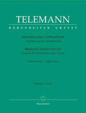 Telemann: Harmonischer Gottesdienst - Cantatas for the Sundays after Trinity (High Voice)