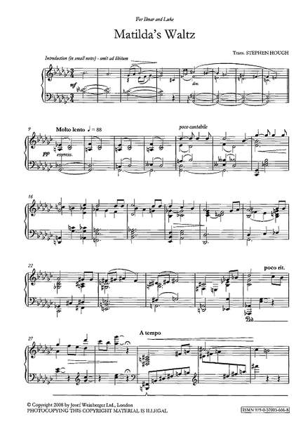 Stephen Hough : Matilda’s Waltz