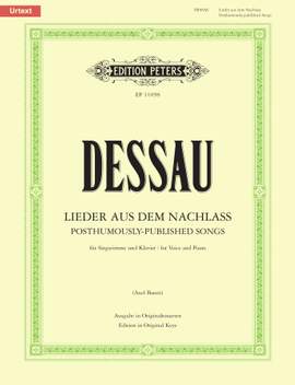 Dessau, P: Posthumously published Somgs