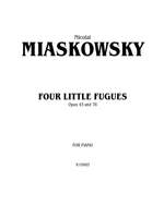 Nicolai Miaskowsky: Four Little Fugues, Op. 43, 78 Product Image