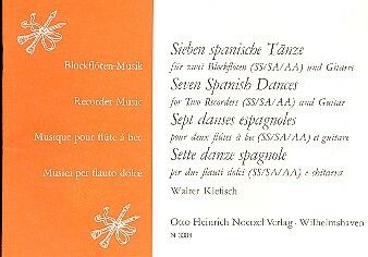 Various: 7 Spanish Dances for 2 recorders