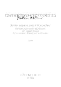 Pintscher, M: dernier espace avec introspecteur (1994)