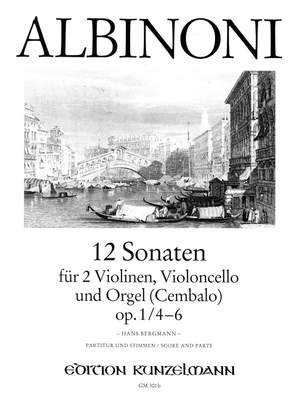 Albinoni, Tommaso: Sonaten  op. 1/4-6