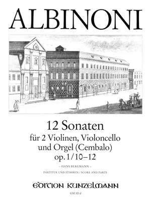 Albinoni, Tommaso: Sonaten  op. 1/10-12