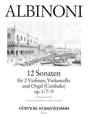 Albinoni, Tommaso: Sonaten  op. 1/7-9