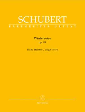 Schubert, F: Winterreise, Op.89 (D.911) (Urtext)