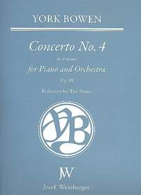Bowen, York: Piano Concerto No 4  2 Pianos