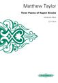 Taylor, M: 3 Poems of Rupert Brooke
