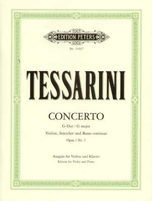 Tessarini, C: Violin Concerto in G Op.1 No.3