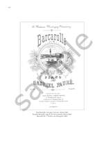 Fauré: Barcarolles Product Image