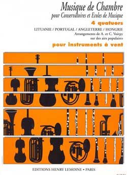 Voirpy, Alain: 4 Quatuors (wind quartet)