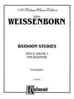 Julius Weissenborn: Bassoon Studies for Beginners, Op. 8 Product Image