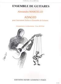 Marcello, Allessandro: Adagio (flute or oboe and five guitars)
