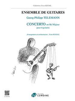 Telemann, Georg Philipp: Concerto in D major (4 guitars)