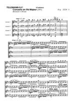 Telemann, Georg Philipp: Concerto in D major (4 guitars) Product Image