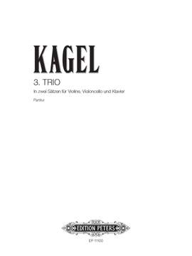 Kagel, M: Third Piano Trio in 2 Movements