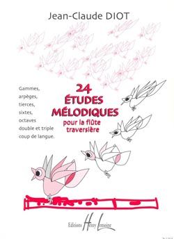 Diot, Jean-Claude: 24 Etudes melodiques (flute)