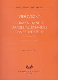 Vidovszky, Laszlo: German Dances (string quartet)